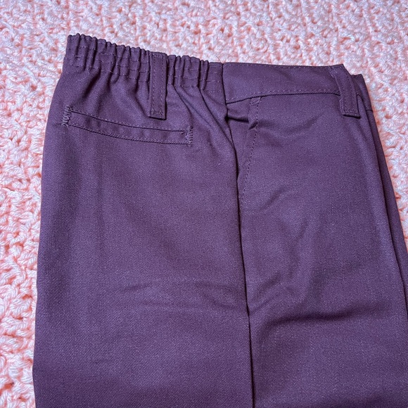 Boy’s Dickies size 7 Reinforced knees burgundy - Picture 2 of 2